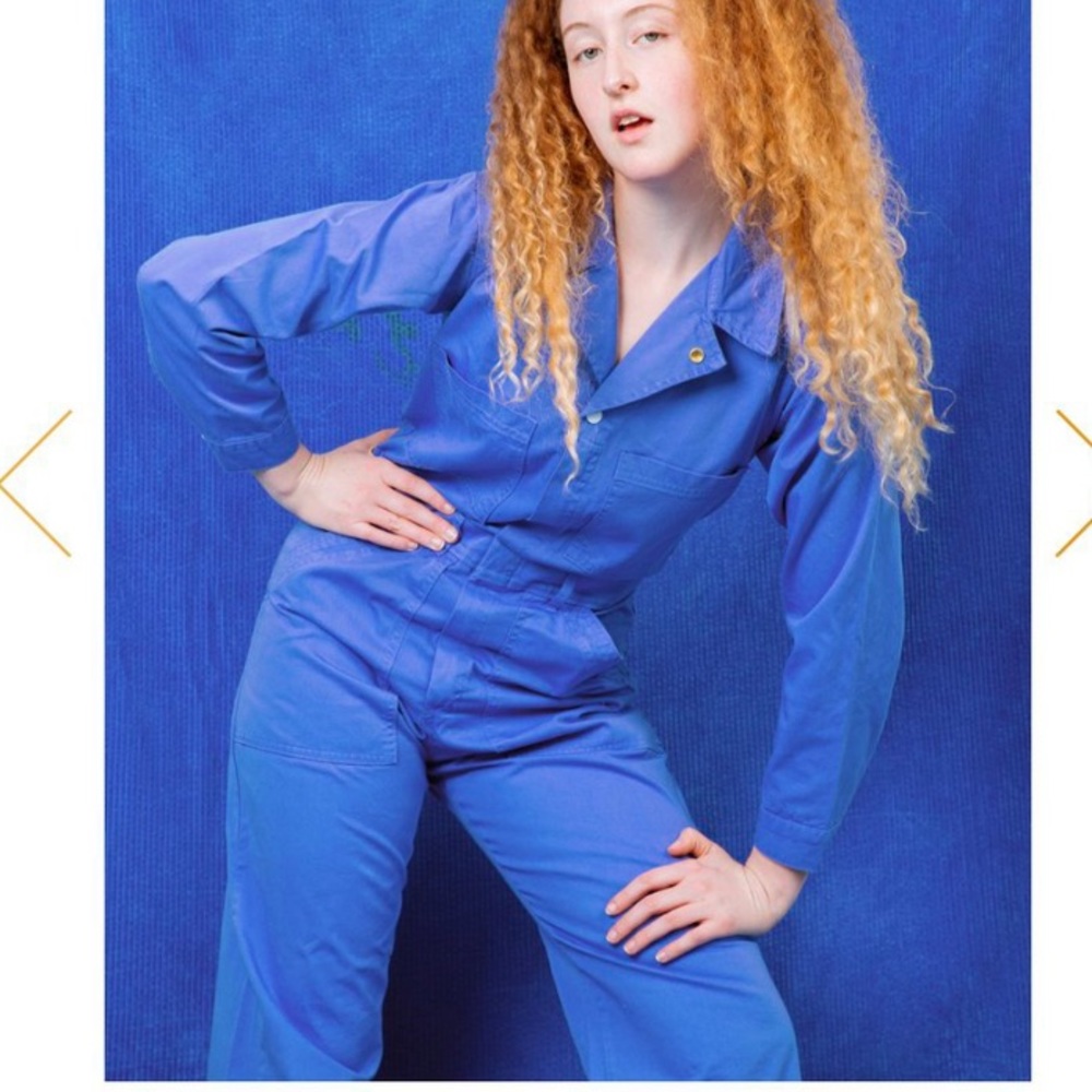 Big bud press cornflower blue jumpsuit